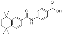 4-[(5,6,7,8-四氫-5,5,8,8-四甲基-2-萘基)甲酰氨基]苯甲酸結構式_102121-60-8結構式