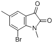 7-Bromo-1,5-dimethyl-1h-indole-2,3-dione Structure,124807-89-2Structure