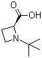 (S)-1-叔丁基-2-氮雜丁烷羧酸結(jié)構(gòu)式_255883-03-5結(jié)構(gòu)式