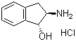 (1R,2r)-1-hydroxy-2,3-dihydro-1h-inden-2-aminium chloride Structure,29365-65-9Structure