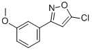 5-Chloro-3-(3-methoxyphenyl)isoxazole Structure,51726-15-9Structure