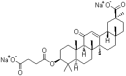 甘珀酸鈉結(jié)構(gòu)式_7421-40-1結(jié)構(gòu)式