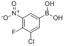 3-Chloro-4-fluoro-5-nitrobenzeneboronic acid Structure,850568-73-9Structure