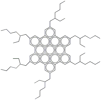 Hexa-(2-ethylhexyl)-hexa-peri-hexabenzocoronene Structure,850804-51-2Structure