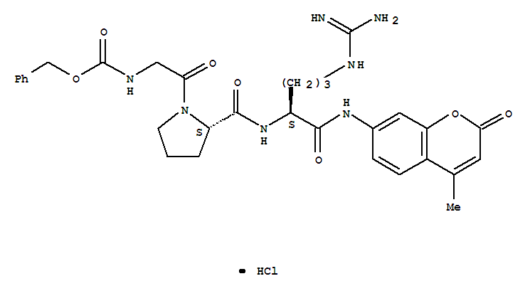 Z-gly-pro-arg-amc hcl結(jié)構(gòu)式_201928-42-9結(jié)構(gòu)式