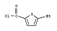 2-Thiophenecarbonyl chloride, 5-ethyl-(9ci) Structure,64964-17-6Structure