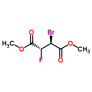 2-Bromo-3-fluorobutanedioic acid dimethyl ester Structure,36875-34-0Structure