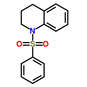 1,2,3,4-四氫-1-(苯基磺?；?-喹啉結(jié)構(gòu)式_5434-99-1結(jié)構(gòu)式