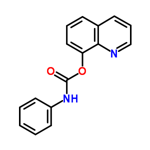 8-羥基喹啉8-(n-苯基氨基甲酸酯)結(jié)構(gòu)式_6329-08-4結(jié)構(gòu)式